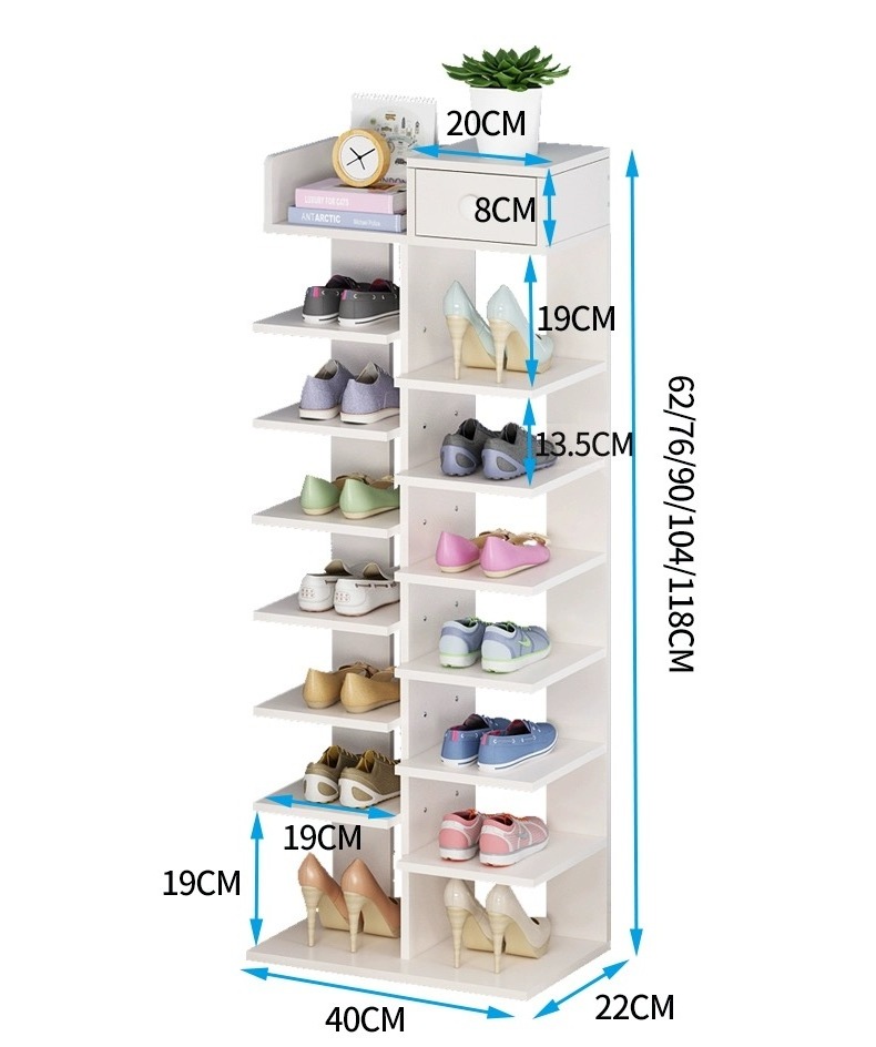 Simple household shoe rack Small mini economical multi-layer storage rack Door shoe cabinet simple modern storage rack