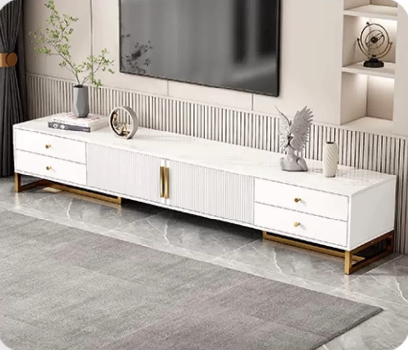 TV cabinet modern simple coffee table combination light luxury storage living room furniture narrow combination wall cab