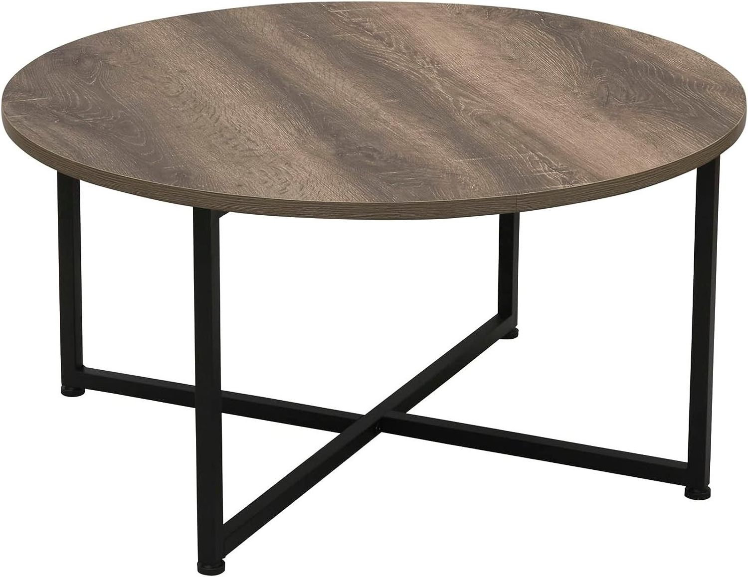 Household Essentials Round Coffee Table Modern Small Coffee Table Sofa Table