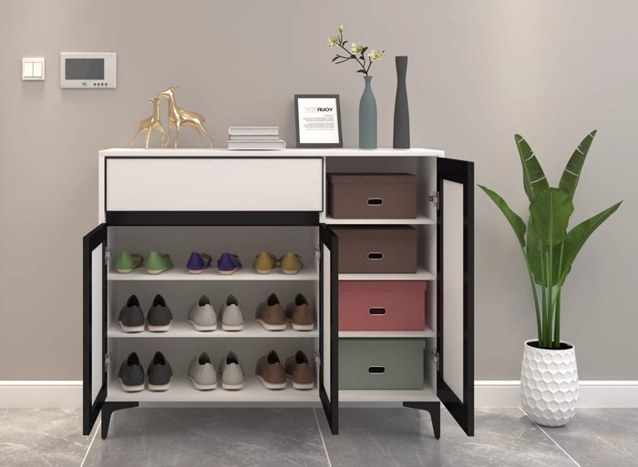 Wholesale High Quality Living Room Furniture Revolving Shoe Cabinet For Shoes Storage