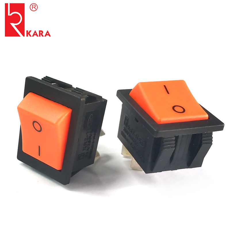 SINETONG KR2-11 Orange ON-OFF ON-ON ON-OFF-ON Rocker Switch DC 12V 24V DPDT 4 Pin Boat Switch