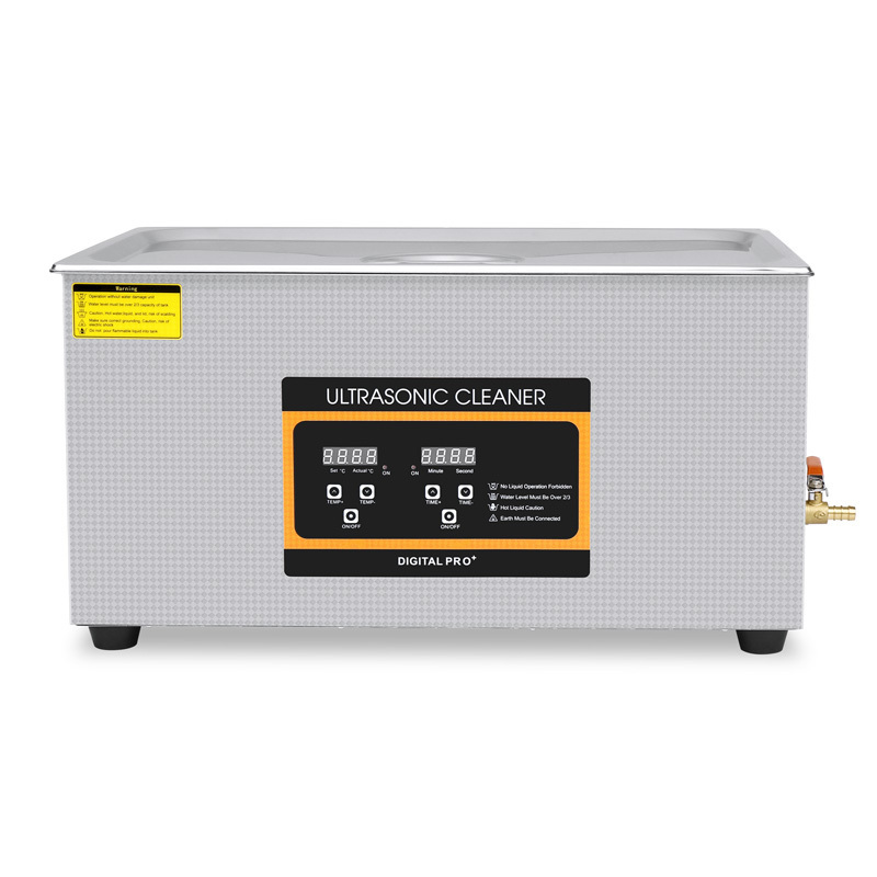 Ultrasonic Cleaner 22L 480W Stainless Bath 40KHZ Remove Oil Rust Dust Solution for Dental Hardware Lab PCB Bearing