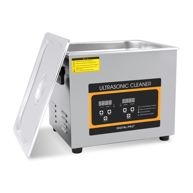 10L Lab Ultrasonic Cleaner Degas Bath DPF Metal Parts Mould Glassware Oil Rust Degreaser Ultra sonic Cleaning Machine