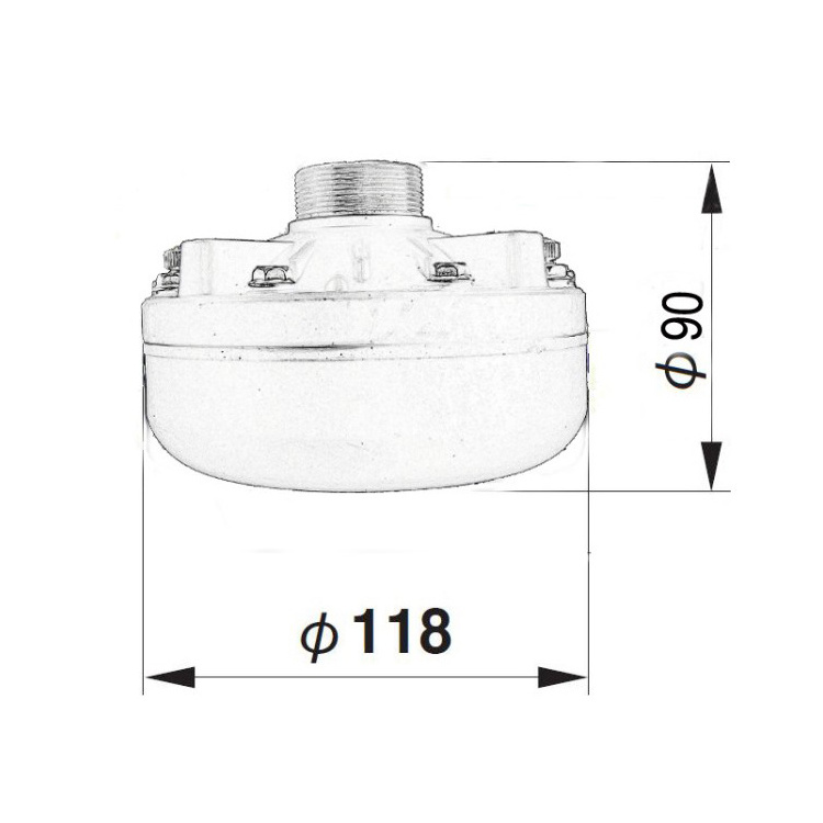 HD-100A 100W 8ohm Neodymium Magnet neodymium harga driver tweeter