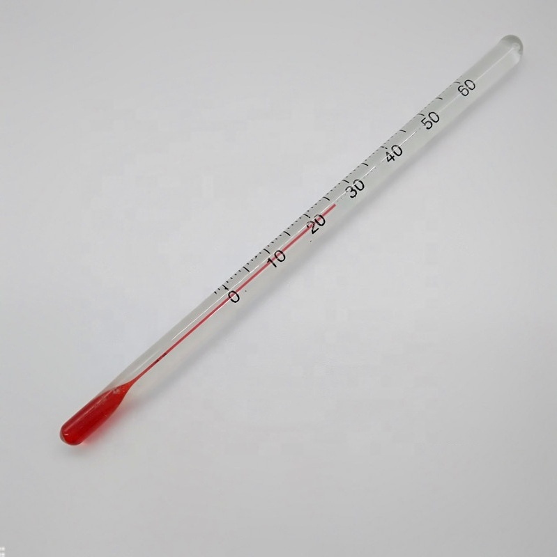 Wholesale Copper outer tube glass mercury max min thermometer with reset buttonMercury Thermometer for mine