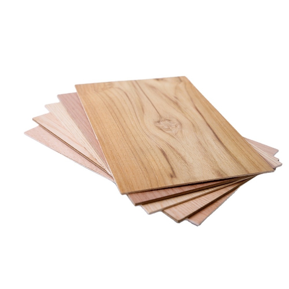 Natural Wood Veneers Oak Teak Walnut Cheery Laminated Fancy Plywood