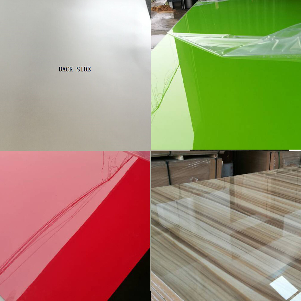 18 mm 18mm sheet film high golss uv line green star  highgloss mdf black board glossy/matt/embossed/uv coated lami in uganda