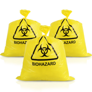 Factory Price customized Biohazard medical hospital garbage bag clinical Lab trash liner disposal infectious waste bags