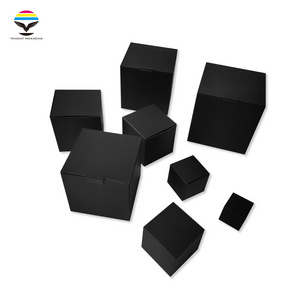 product box custom small black box packaging,plain white paper box,black cardboard box plain black box Customized