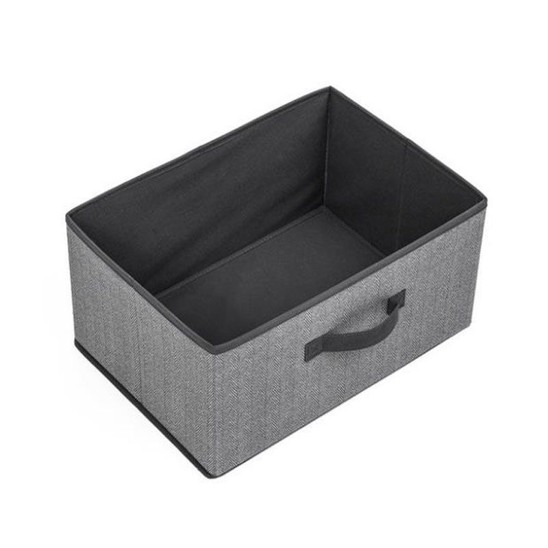 Household collapsible non woven fabric storage boxes toys clothes wardrobe large storage bins with lids for sale