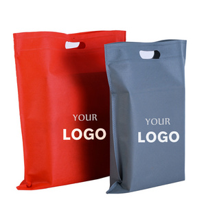 Create Own Brand Eco Friendly D Cut Non Woven Bag