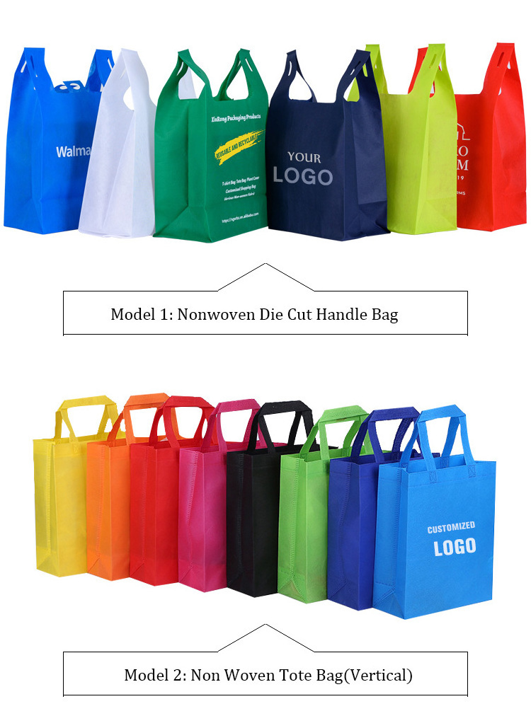 Custom Your Brand Logo Non-woven Bag New Handbag With Logo