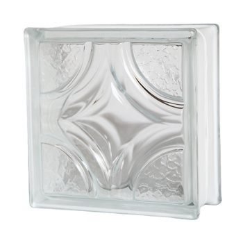 Factory Direct Wholesale Top Quality Square Clear Hollow Glass Block Brick Price for Window Wall Decoration