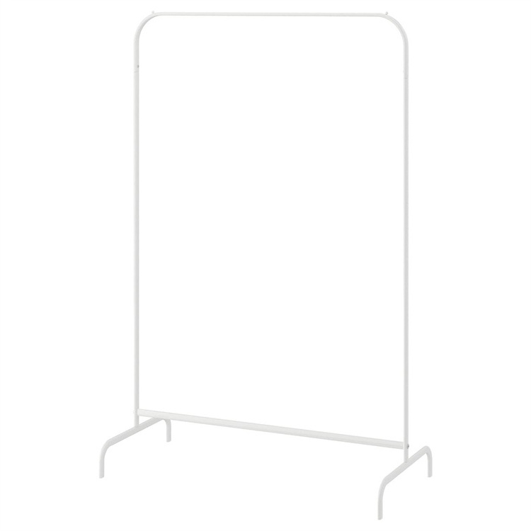 Clothes Store Black Metal Hanging Cloth Display Racks Stand Retail Clothing Rack