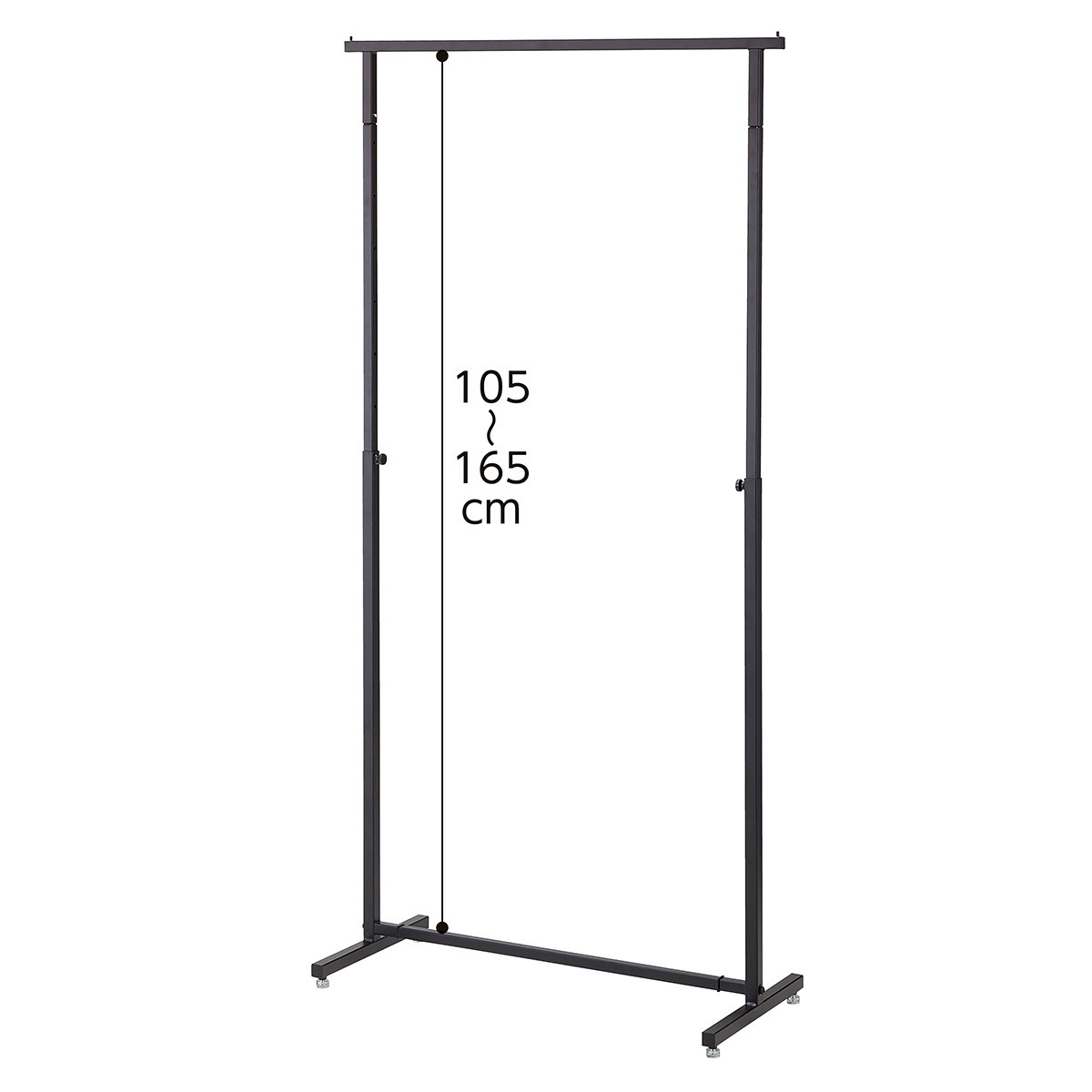 Wholesale Adjustable Metal Cloth Hanger Stand Store Display Rack Floor Garment Rack for Retail