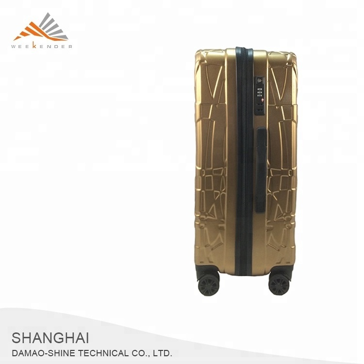 Customized Charming ABS Luggage With Retractable Wheels