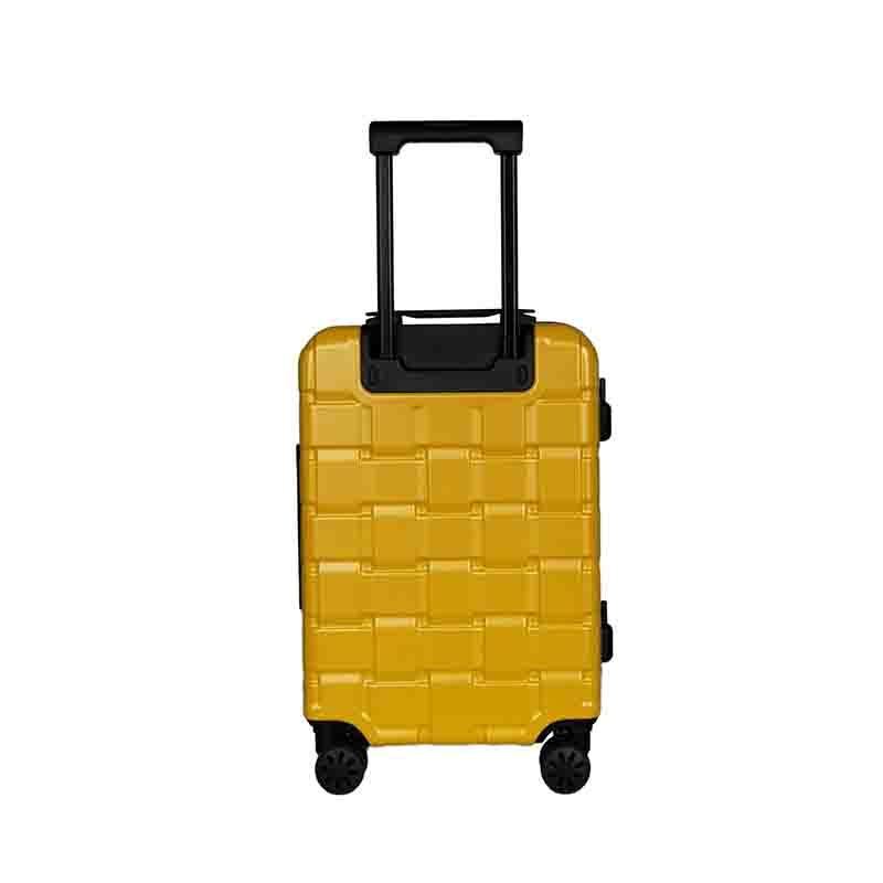 Industrial Yellow Removable Wheels Hard Plastic Luggage