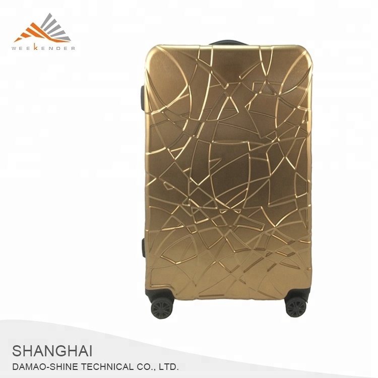 Customized Charming ABS Luggage With Retractable Wheels