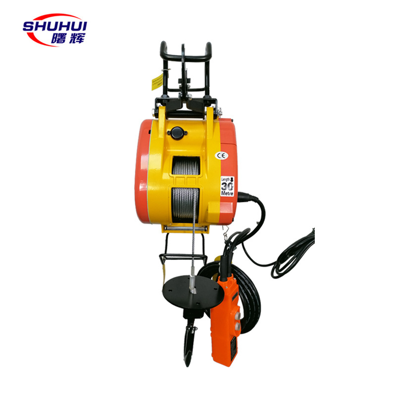 Small  Electric Hoist 160kg to 500kg Electric Hoist high quality mini electric hoist winch 220v