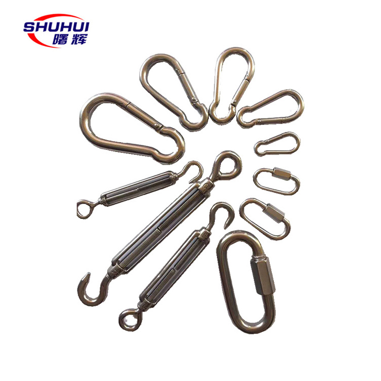 High Quality  Eye & Eye Turnbuckle 304/316  Adjustable Wire Rope Tensioner  Stainless Carbon Steel Galvanized