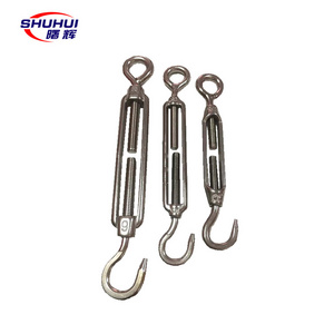 High Quality  Eye & Eye Turnbuckle 304/316  Adjustable Wire Rope Tensioner  Stainless Carbon Steel Galvanized