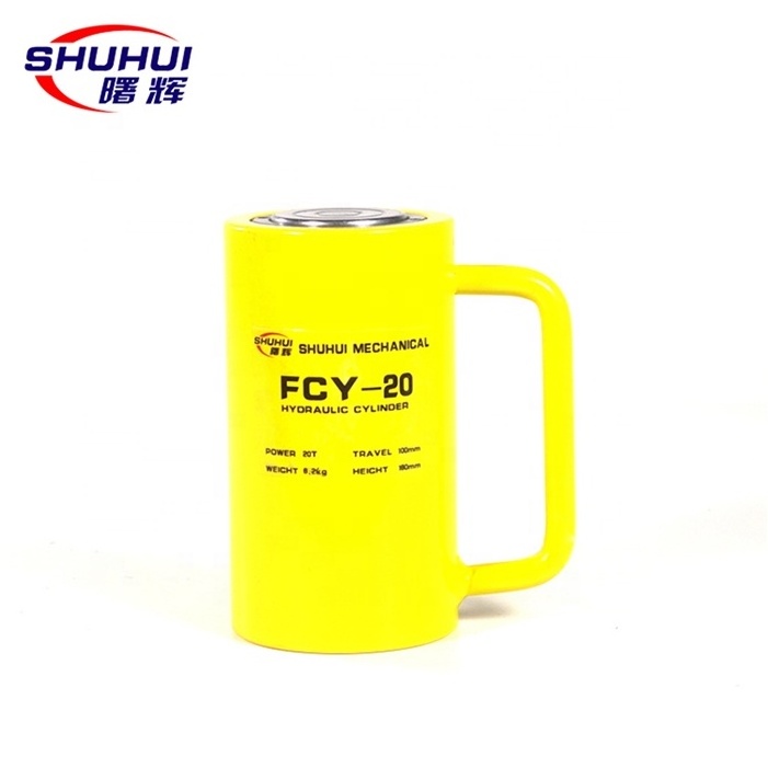 Lifting Single Acting Solid Ram Extended Jack FCY-20 20Ton Hydraulic Cylinder Jack