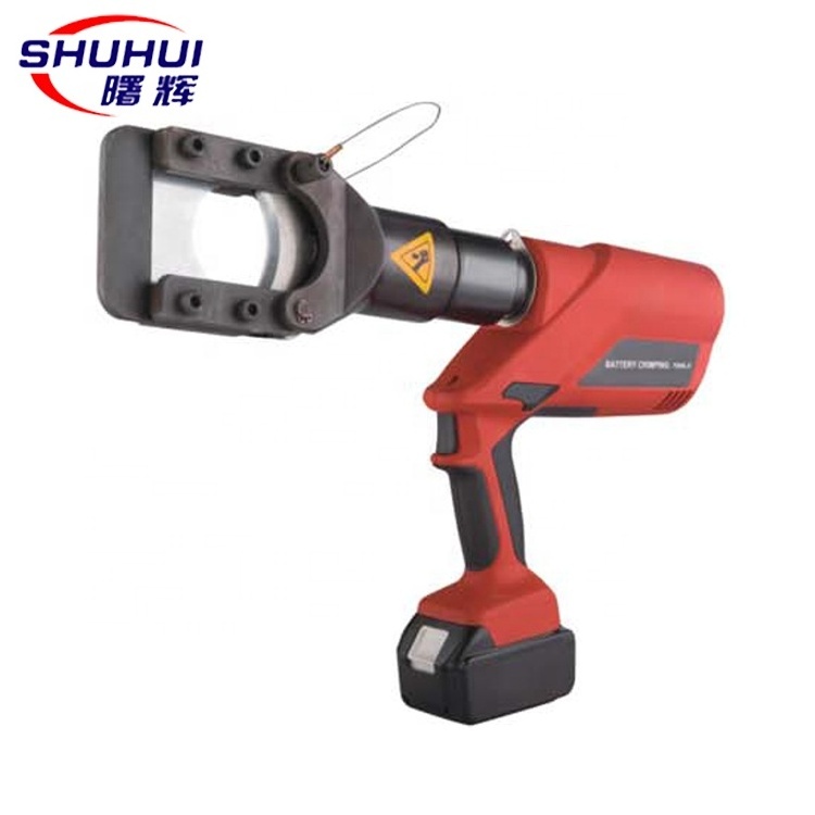 Battery Cu10-120mm2 Powered Cable Lug Crimping Tool Cordless Pipe Pressing Tool Copper Press Tool