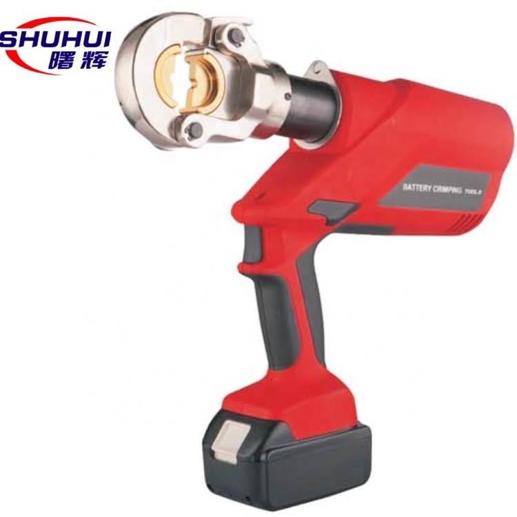 Battery Cu10-120mm2 Powered Cable Lug Crimping Tool Cordless Pipe Pressing Tool Copper Press Tool