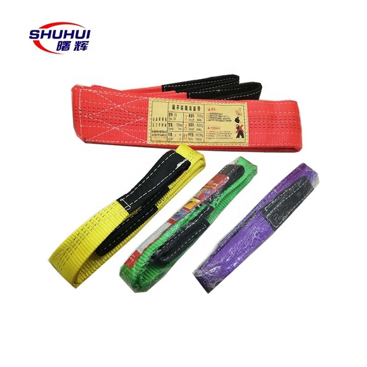 round and flat webbing sling crane lifting belt