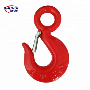 320C 320A lifting eye hook with safety latch eye Self Locking safety Hooks