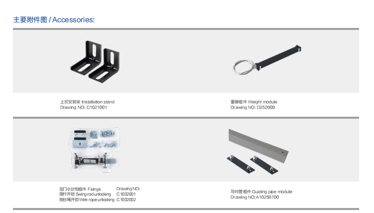 Automatic Ouling Elevator Car Door Landing Door Elevator Door Parts