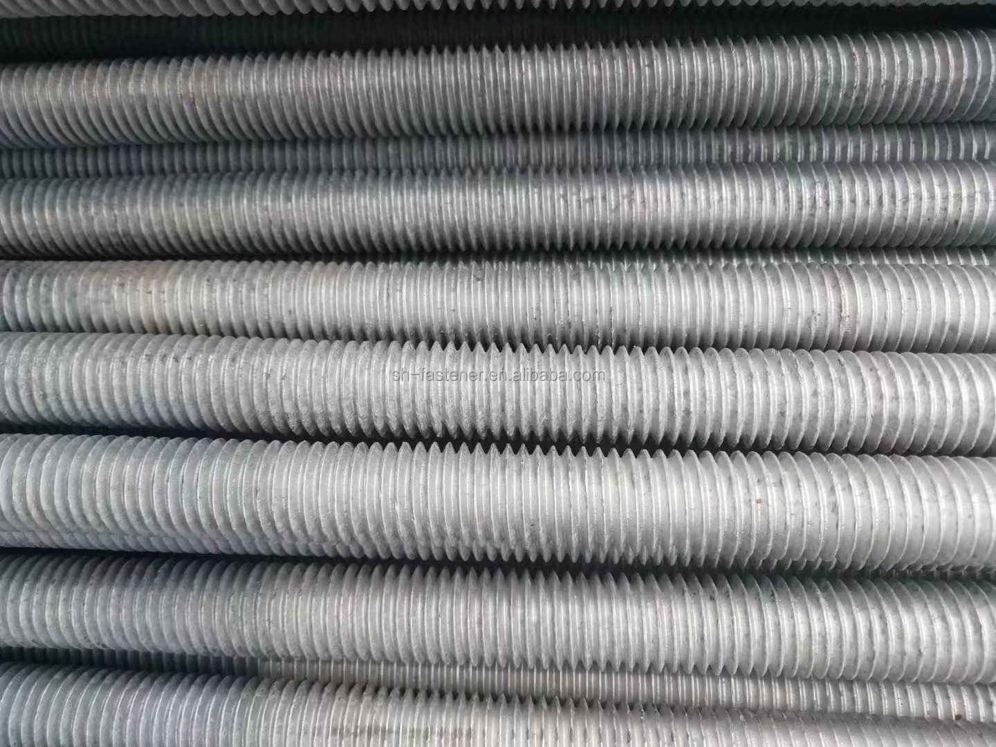 Factory supply carbon steel hot dip galvanized threaded rod M8 M10 M12