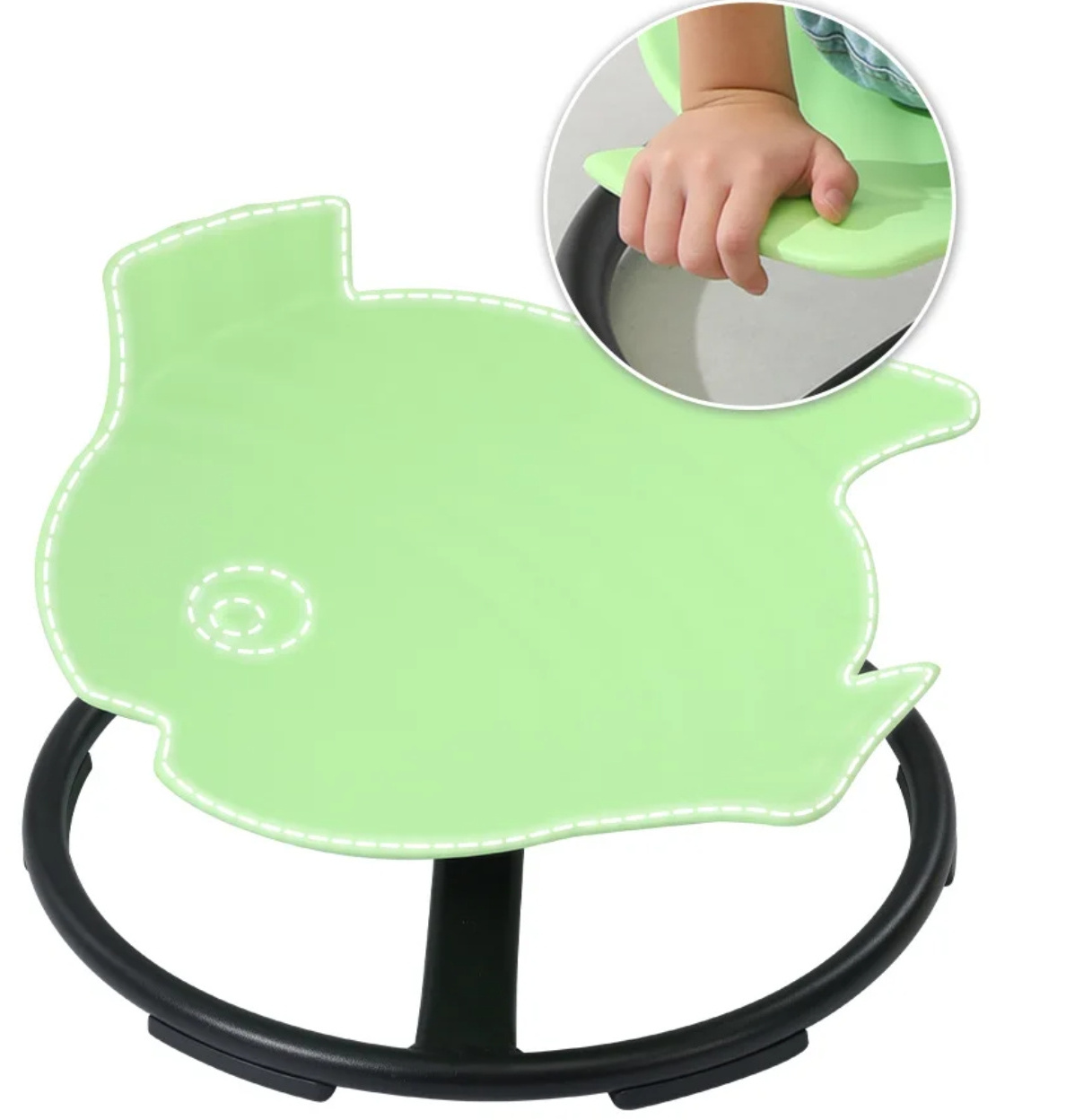 Fish Balance Swivel Seat Children Sensory Training Educational Body Coordination Spinning Chair Balance Toy For Kids Indoor Play