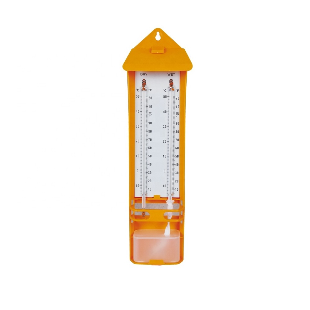 Wet and Dry Bulb Hygrometer psychrometer mercury and mercury free