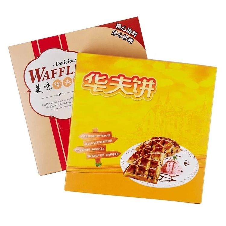 Manufacturer custom cardboard paper waffle box packaging