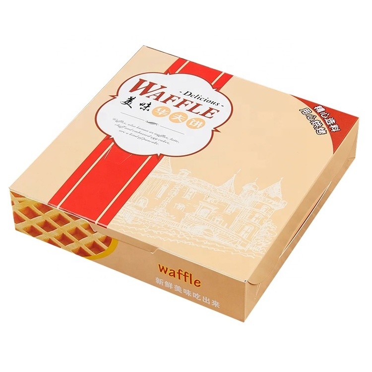 Manufacturer custom cardboard paper waffle box packaging