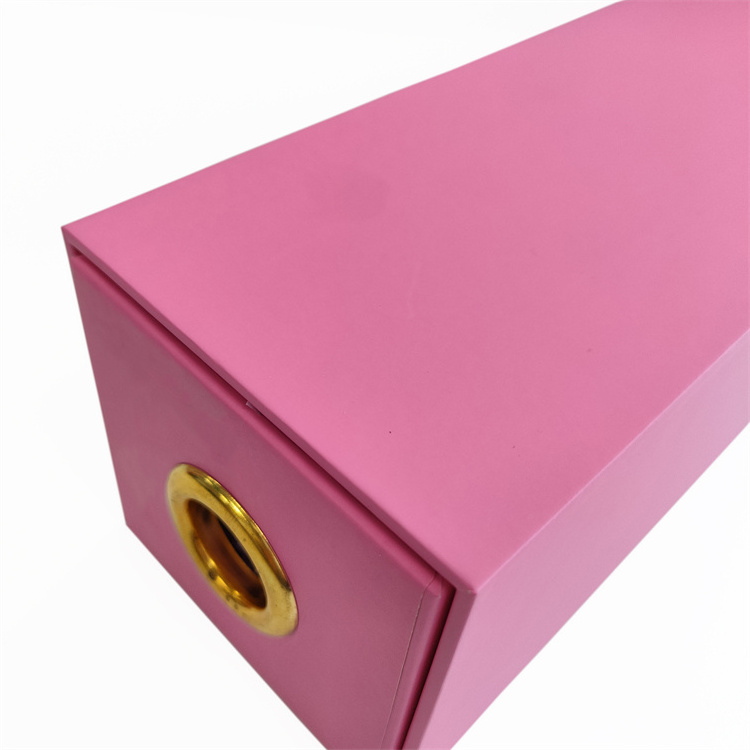 Recyclable Rigid Custom Pink Watch Necklace Gift Box Drawer Box Packaging For Perfume