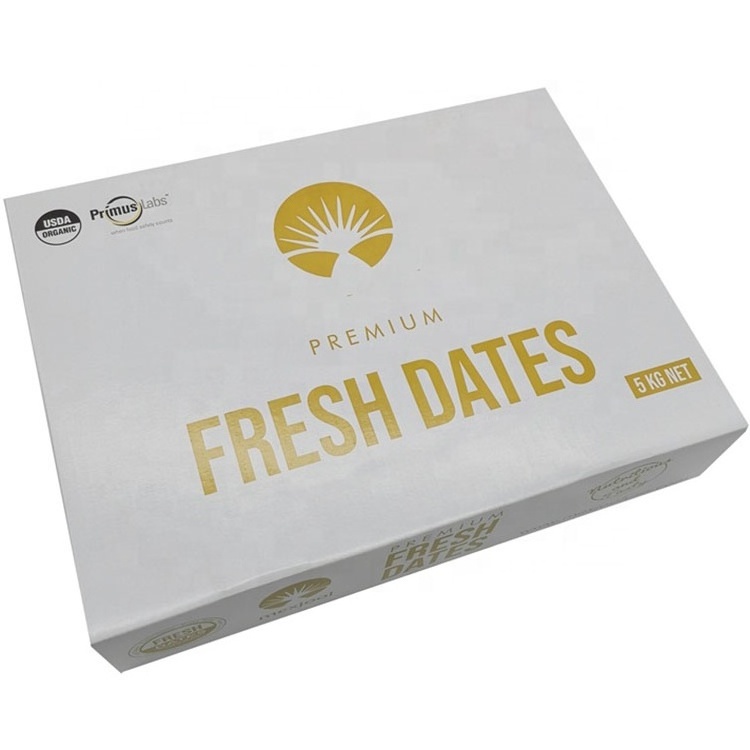 Wholesale price with logo packing fruit carton box with divider corrugated grapes cherry tomatoes paper packing boxes