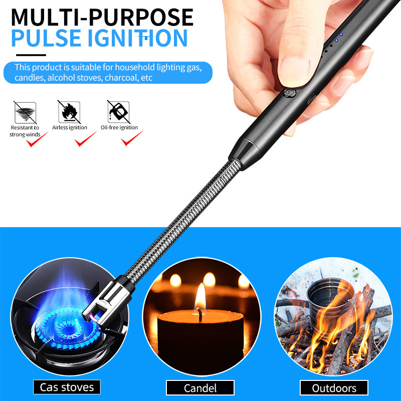 High Quality Electric Arc Lighter Igniter Long Rod Candle Lighter