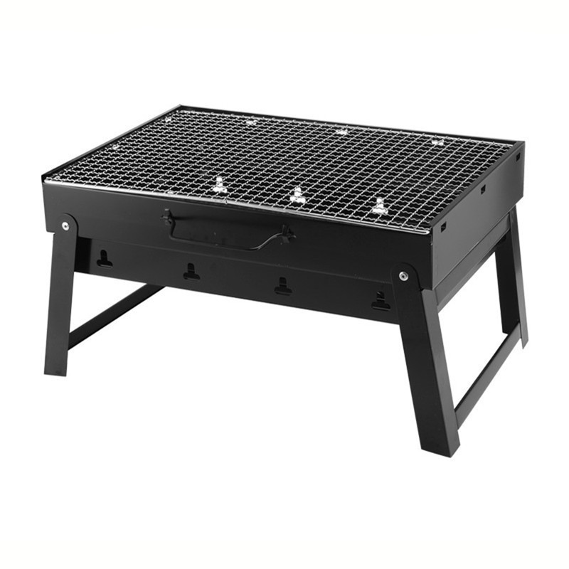 High Quality Warehousing  Portable Folding Charcoal Balcony BBQ Grill for Outdoor Picnic