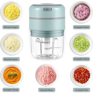 Electric Mini Garlic Chopper, Handheld Wireless Meat Grinder Electric Food Chopper Chopper Cooking Machine/