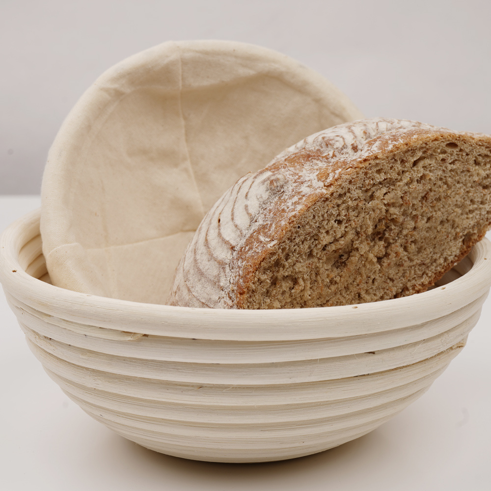 Factory Supply Multi-size Eco-Friendly Natural Rattan Benetton Bread Fermentation Basket