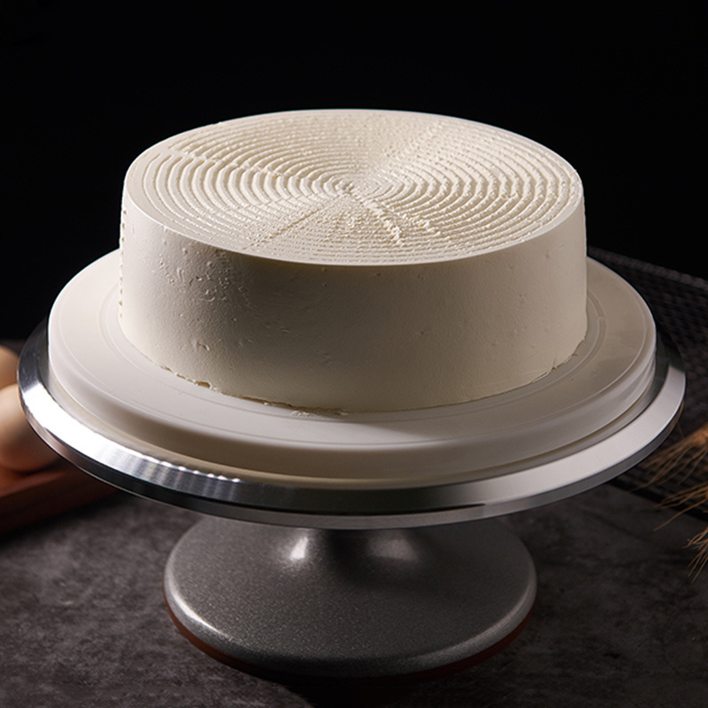 Turntable Cake Rotating Cake Stand 12 Inches Metal Cake Turntable Decorating Tools