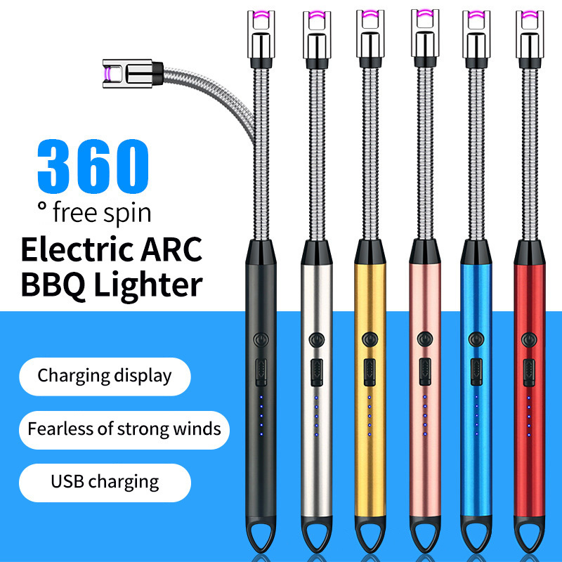 High Quality Electric Arc Lighter Igniter Long Rod Candle Lighter