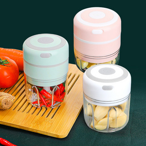 New Design 250ml Electric Vegetable Chopper, Food Grade Intelligent Electric Meat Mincer Onion Vegetable Chopper