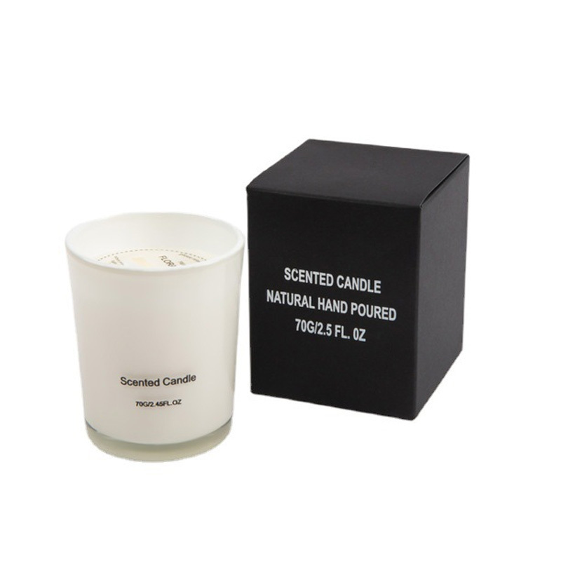 Private Label Wood Wick Crackling Candles Crystal Lavender Sandalwood Scented Candle