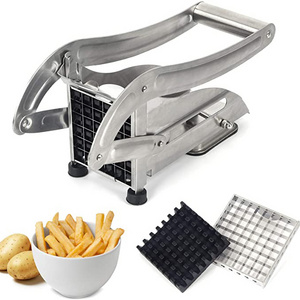 Manual Home Use Potato Slicer Daily Use Stainless Steel Potato Slicer French Fry Cutter