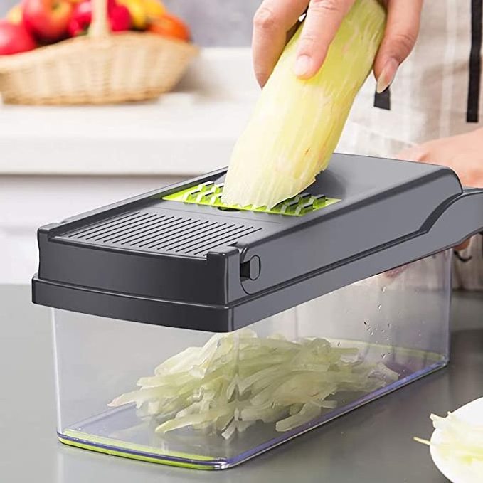 Quality Best Selling Multi-Function Kitchen Tools Vegetable Cutter Online 9 In 1 Multifunctional Vegetable Cutter