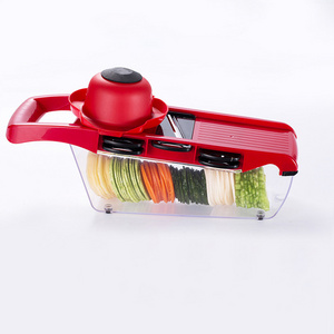 Multi-function Plastic Slicer Upgraded 7 Blades Mandoline Slicer Manual Vegetable Slicer Salad Maker Potato Onion Carrot Cutter