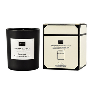 Private Label Wood Wick Crackling Candles Crystal Lavender Sandalwood Scented Candle